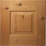 Unfinished Knotty Alder Raised Panel Door