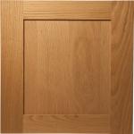 Unfinished Oak Shaker Panel Door