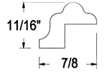 Decorative Edge Cap Molding